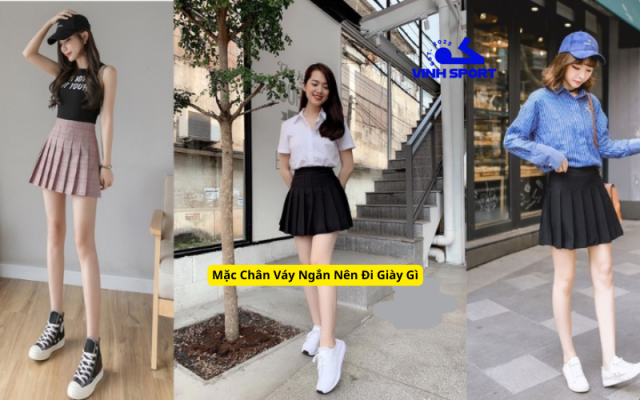 Mặc Chân Váy Ngắn Nên Đi Giày Gì