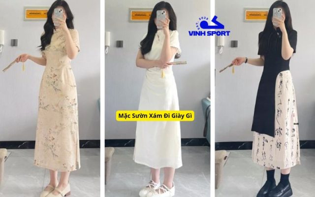 Mặc Sườn Xám Đi Giày Gì