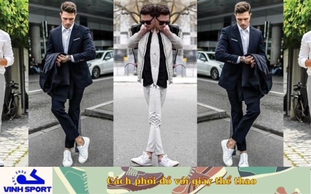 Cách phối đồ với giày thể thao