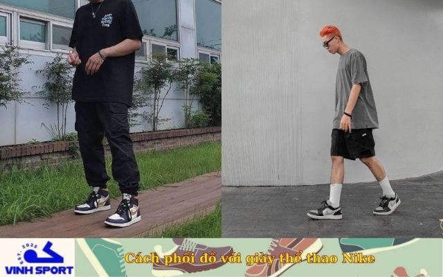 Cách phối đồ với giày thể thao Nike