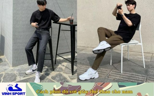 Cách phối đồ với giày thể thao cho nam