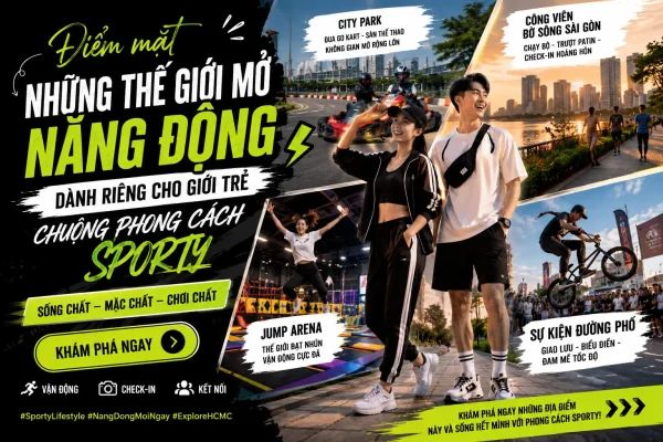 Điểm mặt những thế giới mở năng động dành cho giới trẻ sporty